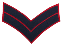 British Canadian Guards Regiment Corporal Sleeve Rank Insignia Single