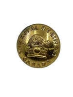 WW2 Canadian Royal Regiment of Canada Officers Large Size Tunic Button
