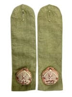 WW2 British Canadian Infantry Majors Officers Tropical Shoulder Slip Ons