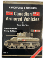 WW2 Canadian Armored Vehicles Camouflage and Markings Soft Cover Reference Book