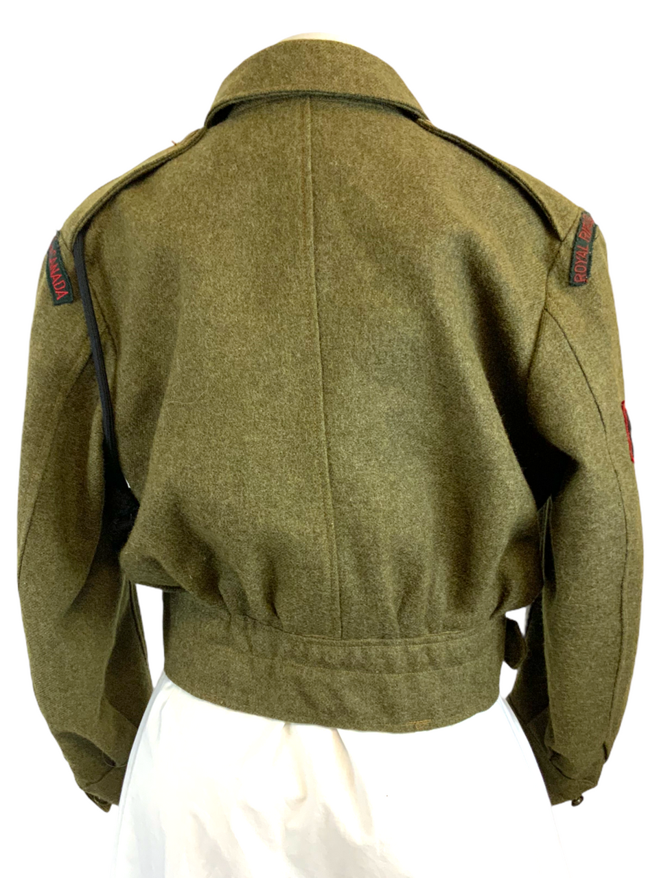 WW2 Canadian Royal Rifles of Canada 1943 Dated Battle Dress Jacket Size 6 WW2 Canadian Royal Rifles of Canada 1943 Dated Battle Dress Jacket Size 6