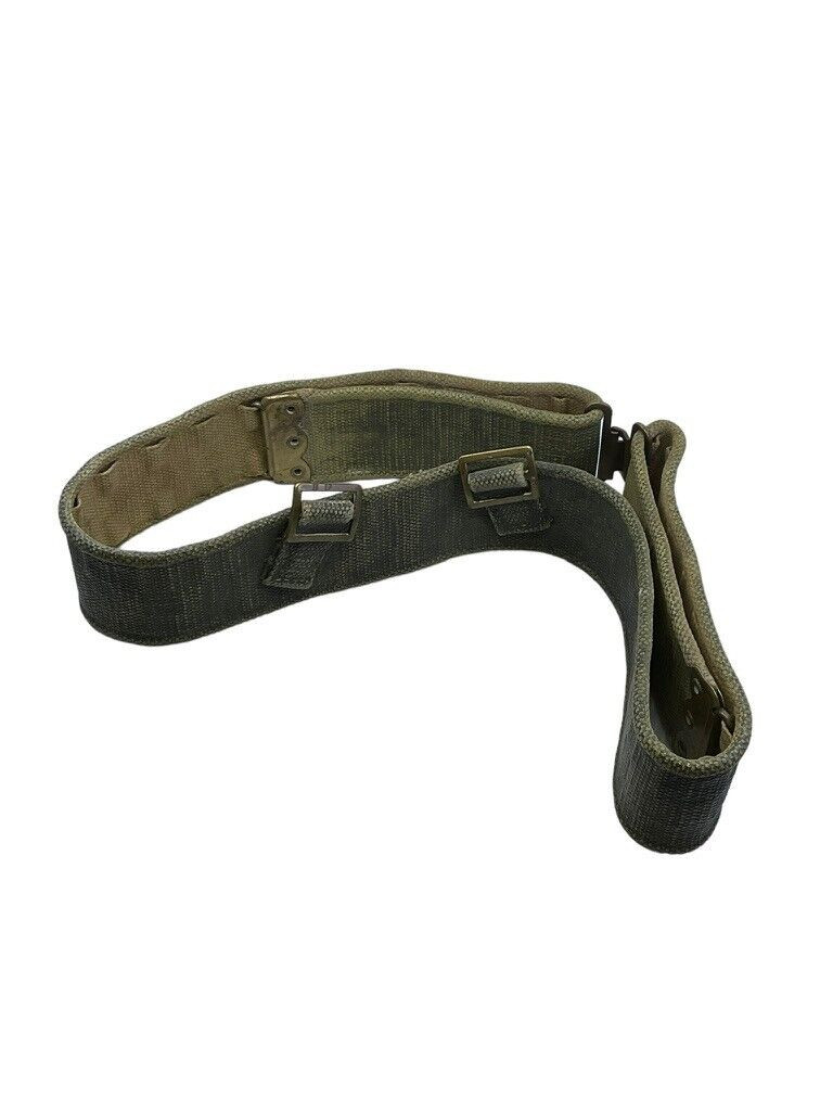 WW2 Canadian Army P37 Pattern 37 Web Belt Blancoed WW2 Canadian Army P37 Pattern 37 Web Belt Blancoed