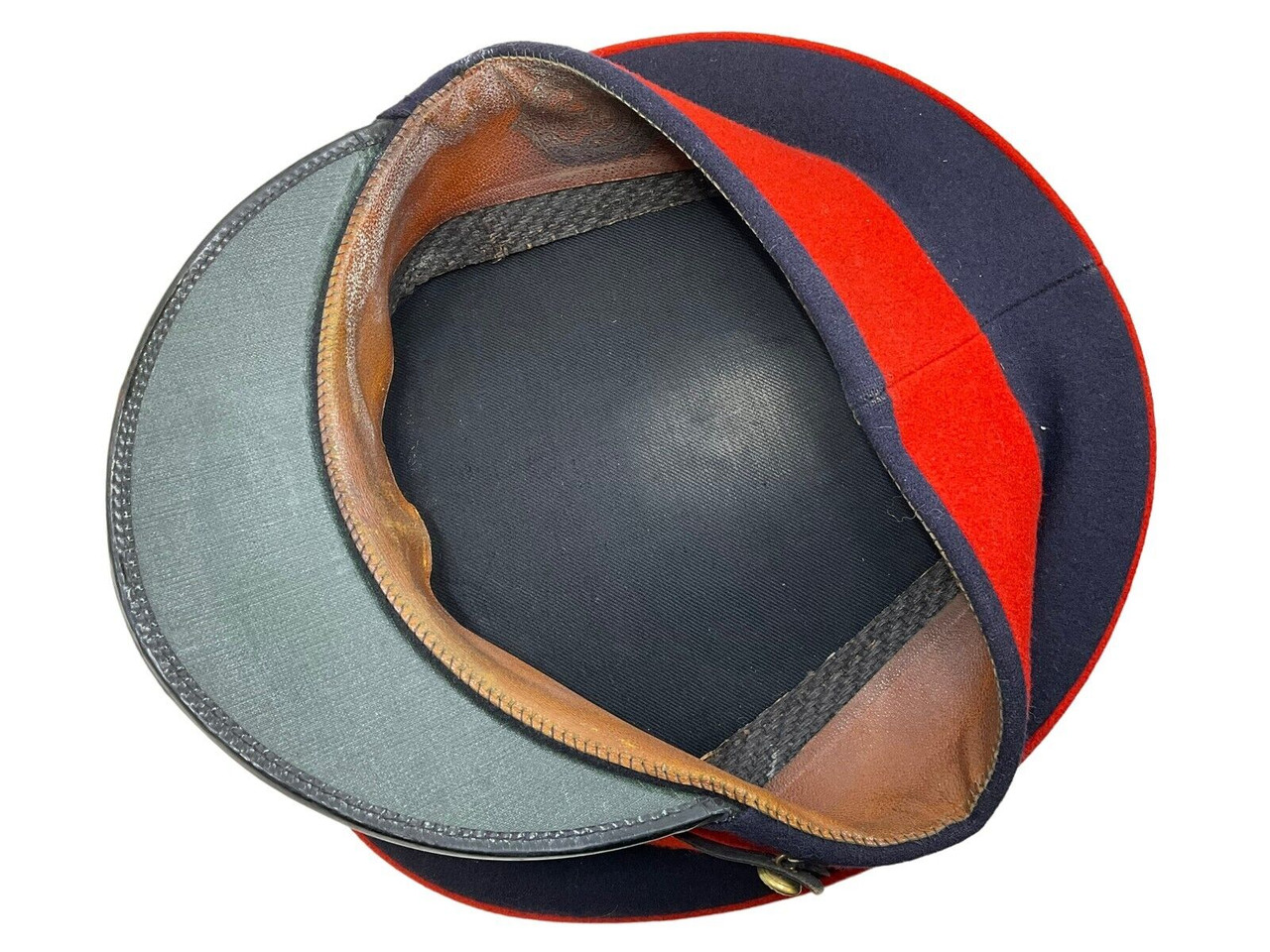 Canadian Dress Peak Cap Scully Made Size 7 Canadian Dress Peak Cap Scully Made Size 7