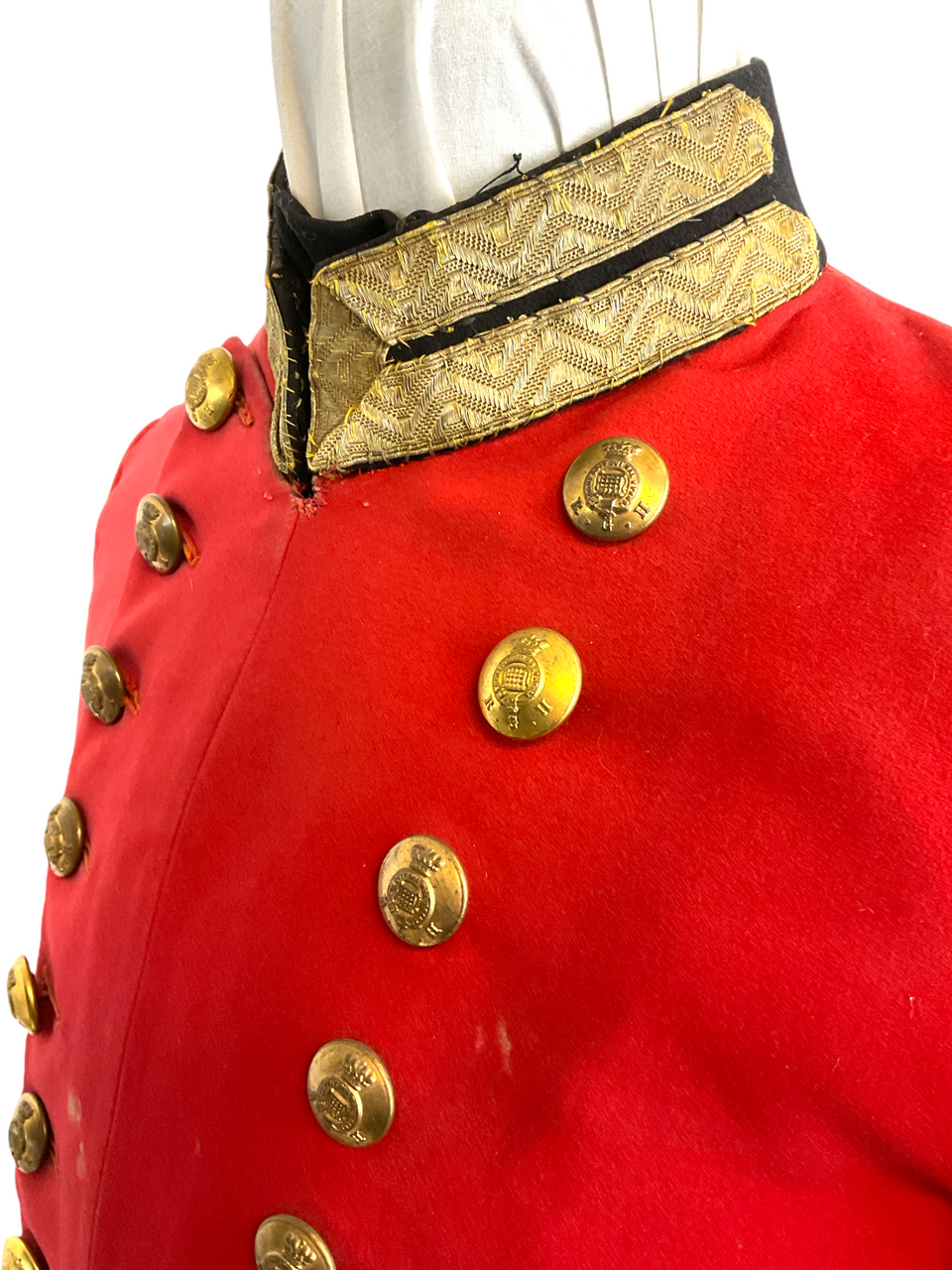 Victorian British 1850's Gloucester Hussars Officers Coatee & Trousers Victorian British 1850's Gloucester Hussars Officers Coatee & Trousers