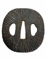 Japan Japanese Samurai Sword Iron Tsuba 2 Japan Japanese Samurai Sword Iron Tsuba 2