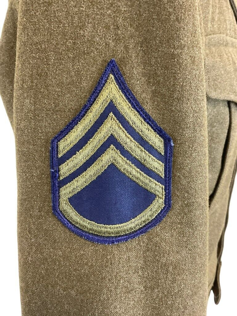 WW2 US Army 11th Airborne Patched Ike Jacket Uniform Tunic Size 38 WW2 US Army 11th Airborne Patched Ike Jacket Uniform Tunic Size 38