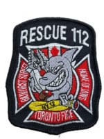 Canadian Toronto Fire Station Rescue 112 Bathurst Street Patch