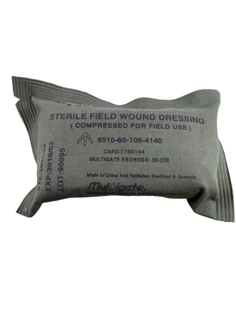Australian Army Sterile Field Wound Dressing Shell Unopened Australian Army Sterile Field Wound Dressing Shell Unopened