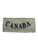 WW2 Canadian Tropical CANADA Slip On Shoulder Title WW2 Canadian Tropical CANADA Slip On Shoulder Title