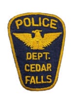 US Cedar Falls Iowa Police Patch US Cedar Falls Iowa Police Patch