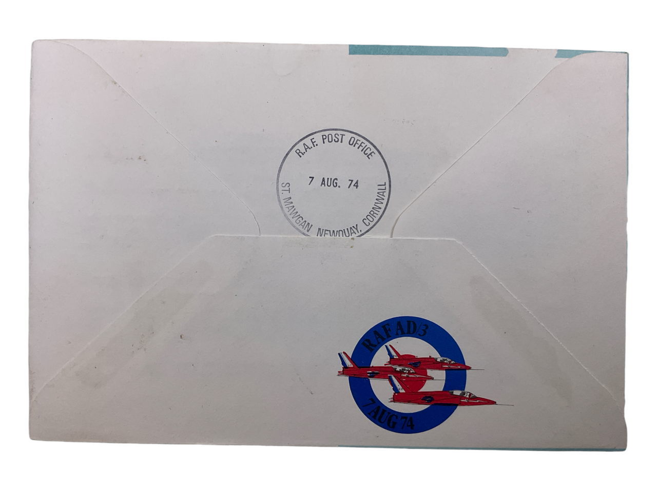 British RAF First Day Cover Stamp Red Arrrows International Air Day 1974 British RAF First Day Cover Stamp Red Arrrows International Air Day 1974