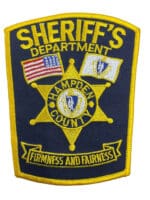 US Sheriffs Department Hampden County Virginia Police Patch US Sheriffs Department Hampden County Virginia Police Patch