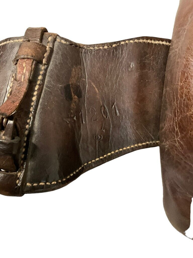 WW1 British Canadian Cavalry Leather Horse Saddle Bags WW1 British Canadian Cavalry Leather Horse Saddle Bags