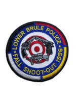 US Lower Brule South Dakota Fall Shoot-Out 1996 Police Patch