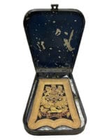 British Victorian Royal Artillery Officers Sabretache in Transit Case Named British Victorian Royal Artillery Officers Sabretache in Transit Case Named