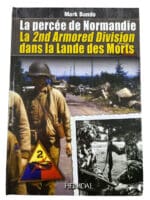 WW2 US Army 2nd Armored Division Normandy FRENCH TEXT Hard Cover Reference Book