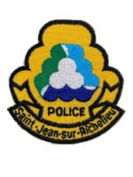 Canadian Saint Jean Sur Richelieu Quebec Police Department Patch Canadian Saint Jean Sur Richelieu Quebec Police Department Patch