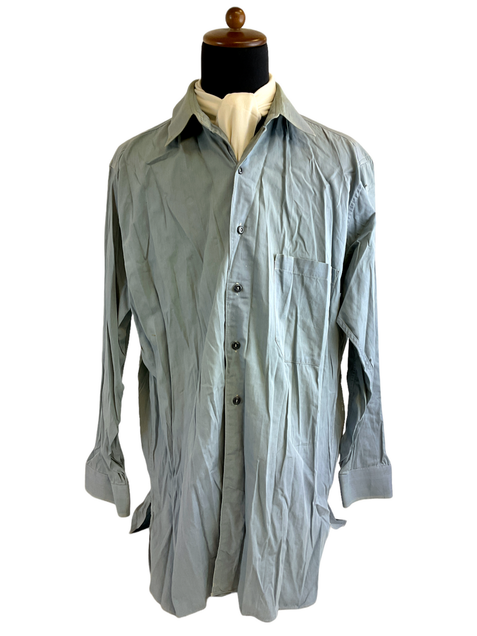 WW2 Canadian British RCAF RAF Blue Cotton Shirt Size Small WW2 Canadian British RCAF RAF Blue Cotton Shirt Size Small