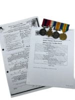 WW1 Canadian CEF 2nd CMR DCM Trio Medal Group 107065 Pte TN Armit with Research