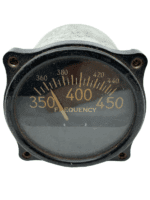 US USAF Aircraft Frequency Gauge Cockpit Instrument US USAF Aircraft Frequency Gauge Cockpit Instrument