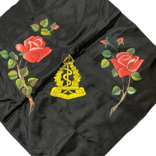 WW2 RCAMC Royal Canadian Army Medical Corps Pillowcase Homefront Hand Painted WW2 RCAMC Royal Canadian Army Medical Corps Pillowcase Homefront Hand Painted