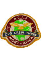 Canadian RCAF OPS Crew Three 59 - 60 Large Jacket Patch Canadian RCAF OPS Crew Three 59 - 60 Large Jacket Patch