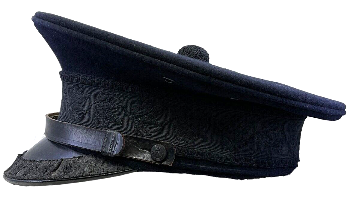 WW2 Canadian Halifax Rifles Senior Officers Transitional Peak Cap 7 1/4 WW2 Canadian Halifax Rifles Senior Officers Transitional Peak Cap 7 1/4