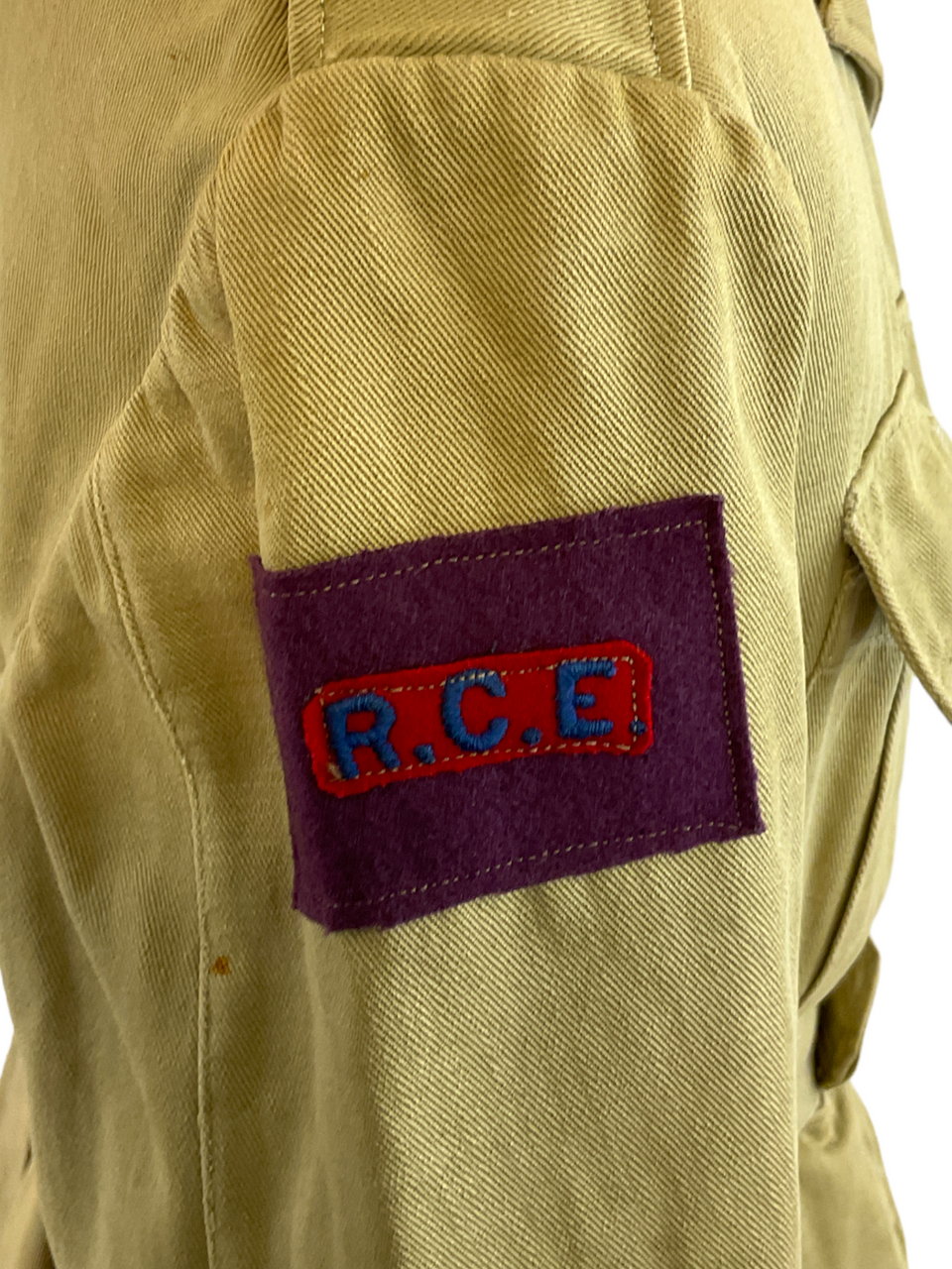 WW2 Canadian Officers 5th Division RCE Engineers Summer Tropical Jacket Tailored WW2 Canadian Officers 5th Division RCE Engineers Summer Tropical Jacket Tailored