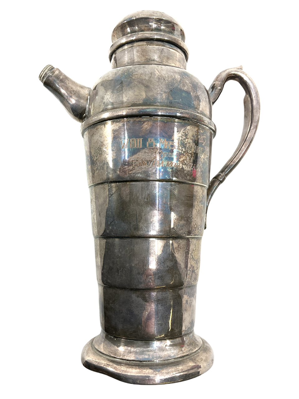 Canadian 53rd Heavy Anti Aircraft Regiment RCA Engraved Wedding Gift Coffee Pot Canadian 53rd Heavy Anti Aircraft Regiment RCA Engraved Wedding Gift Coffee Pot