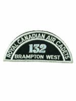 Royal Canadian Air Cadets 132 Brampton West Sentinel Squadron Patch Royal Canadian Air Cadets 132 Brampton West Sentinel Squadron Patch