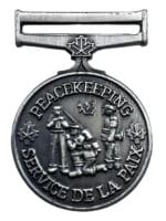 Canadian Forces CF Peace Keeping Medal Miniature Canadian Forces CF Peace Keeping Medal Miniature