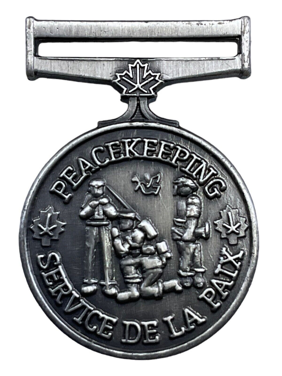Canadian Forces CF Peace Keeping Medal Miniature Canadian Forces CF Peace Keeping Medal Miniature