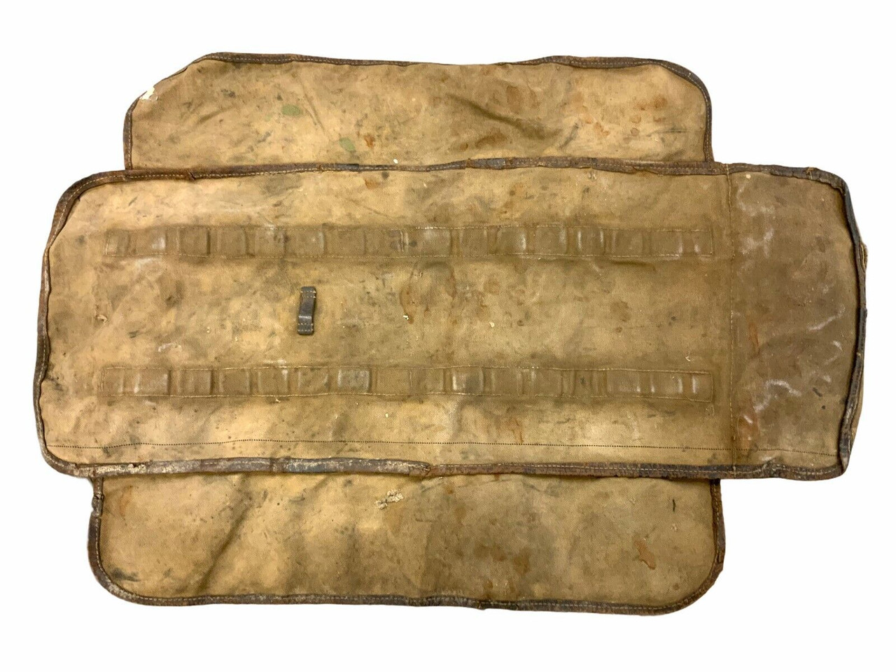 WW1 British BEF Canadian CEF 1917 Dated Tool Roll 30 x 12 Inches WW1 British BEF Canadian CEF 1917 Dated Tool Roll 30 x 12 Inches