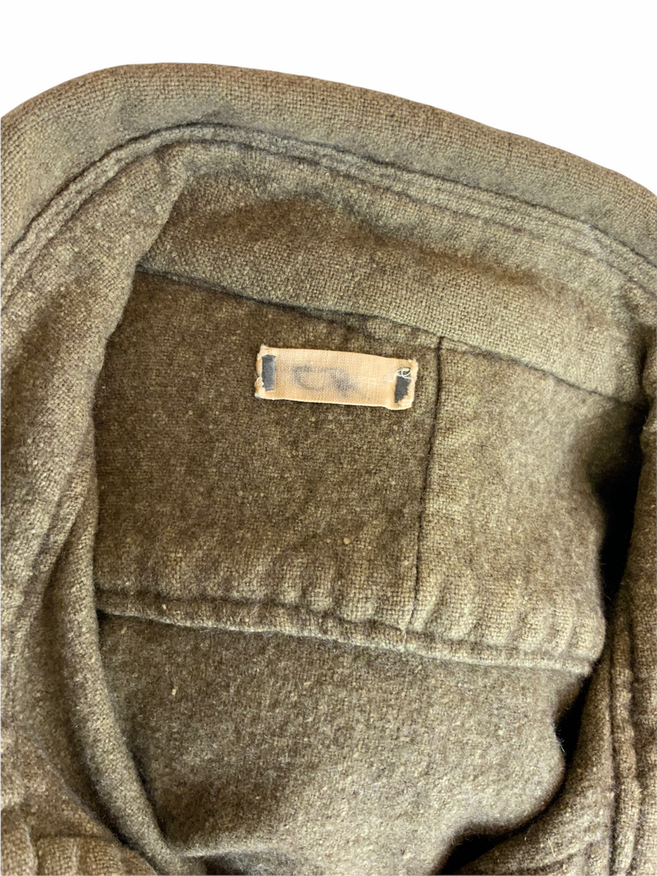 WW2 British Canadian Pull Over Wool Shirt 15 Collar WW2 British Canadian Pull Over Wool Shirt 15 Collar