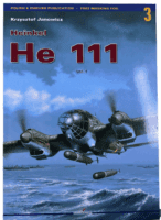 WW2 German Luftwaffe Heinkel He 111 Vol 1 No 3 Krzysztof Janowicz Reference Book