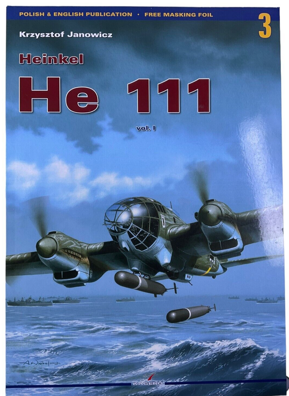 WW2 German Luftwaffe Heinkel He 111 Vol 1 No 3 Krzysztof Janowicz Reference Book WW2 German Luftwaffe Heinkel He 111 Vol 1 No 3 Krzysztof Janowicz Reference Book
