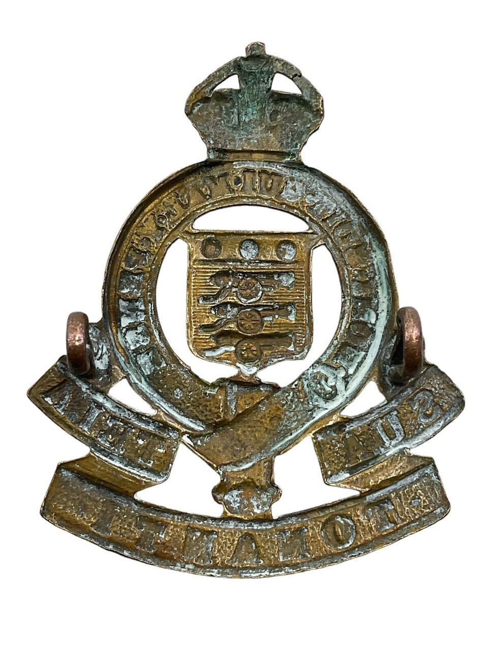 WW2 British Royal Army Ordnance Corps RAOC Cap Badge 2 WW2 British Royal Army Ordnance Corps RAOC Cap Badge 2