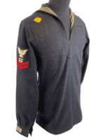 WW2 US USN Navy Seabees Jumper With Insignia Named & Ruptured Duck WW2 US USN Navy Seabees Jumper With Insignia Named & Ruptured Duck