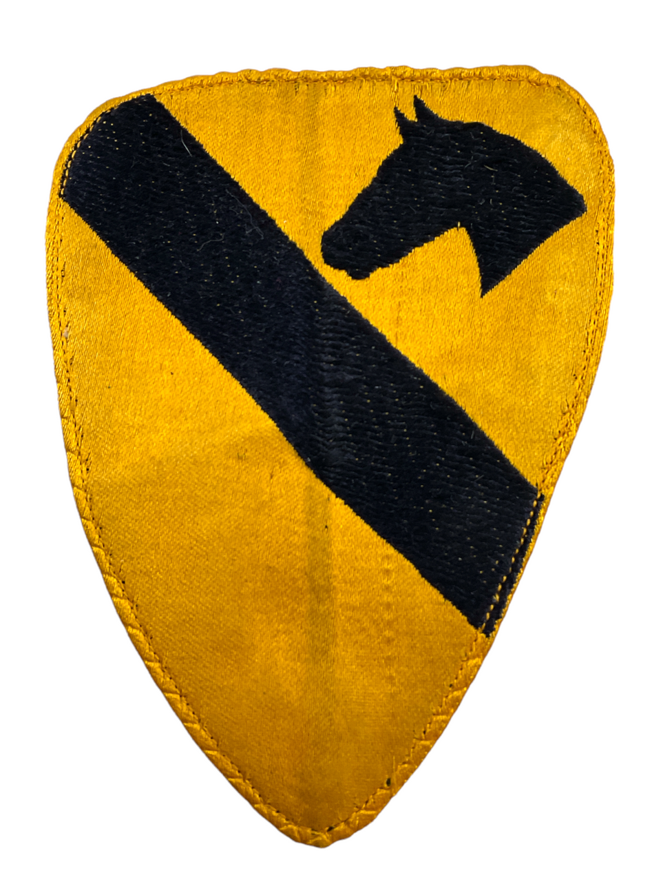US Japan Japanese Made 1st Cavalry Shoulder Patch SSI and Discharge Documents US Japan Japanese Made 1st Cavalry Shoulder Patch SSI and Discharge Documents