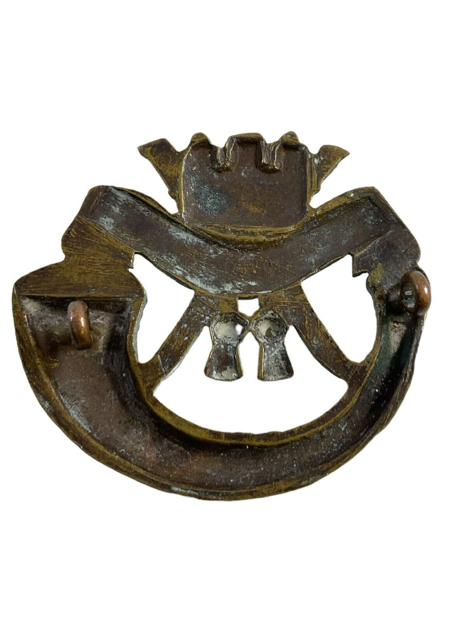 WW2 British Cornwall Light Infantry Regiment Cap Badge WW2 British Cornwall Light Infantry Regiment Cap Badge