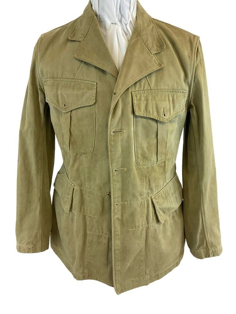 WW2 Canadian RCAF Tropical Uniform Jacket Tunic No Buttons With Service Number WW2 Canadian RCAF Tropical Uniform Jacket Tunic No Buttons With Service Number