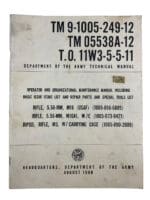 US Army Rifle Maintenance and Special Tools Guide Aug 1968 SC Reference Book