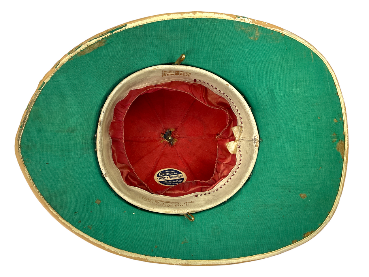 WW2 British Canadian Wolseley Tropical Sun Helmet Size 6 3/4 WW2 British Canadian Wolseley Tropical Sun Helmet Size 6 3/4