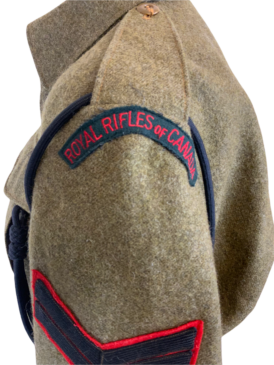 WW2 Canadian Royal Rifles of Canada 1943 Dated Battle Dress Jacket Size 6 WW2 Canadian Royal Rifles of Canada 1943 Dated Battle Dress Jacket Size 6