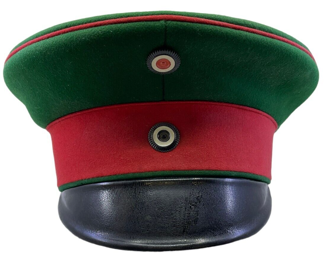 WW1 Imperial German 4th Jager Regiment Schirmutze Peak Cap Named WW1 Imperial German 4th Jager Regiment Schirmutze Peak Cap Named