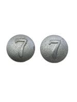 WW2 German Army 7th Company Buttons Pair