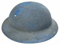 WW1 US AEF Navy USN Painted Brodie Camouflage Helmet WW1 US AEF Navy USN Painted Brodie Camouflage Helmet