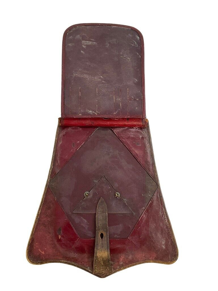 Canadian Victorian 8th Hussars Cavalry Undress Officers Sabretache Brown Leather Canadian Victorian 8th Hussars Cavalry Undress Officers Sabretache Brown Leather