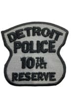 US Detroit Michigan 10th Precinct Reserve Police Patch