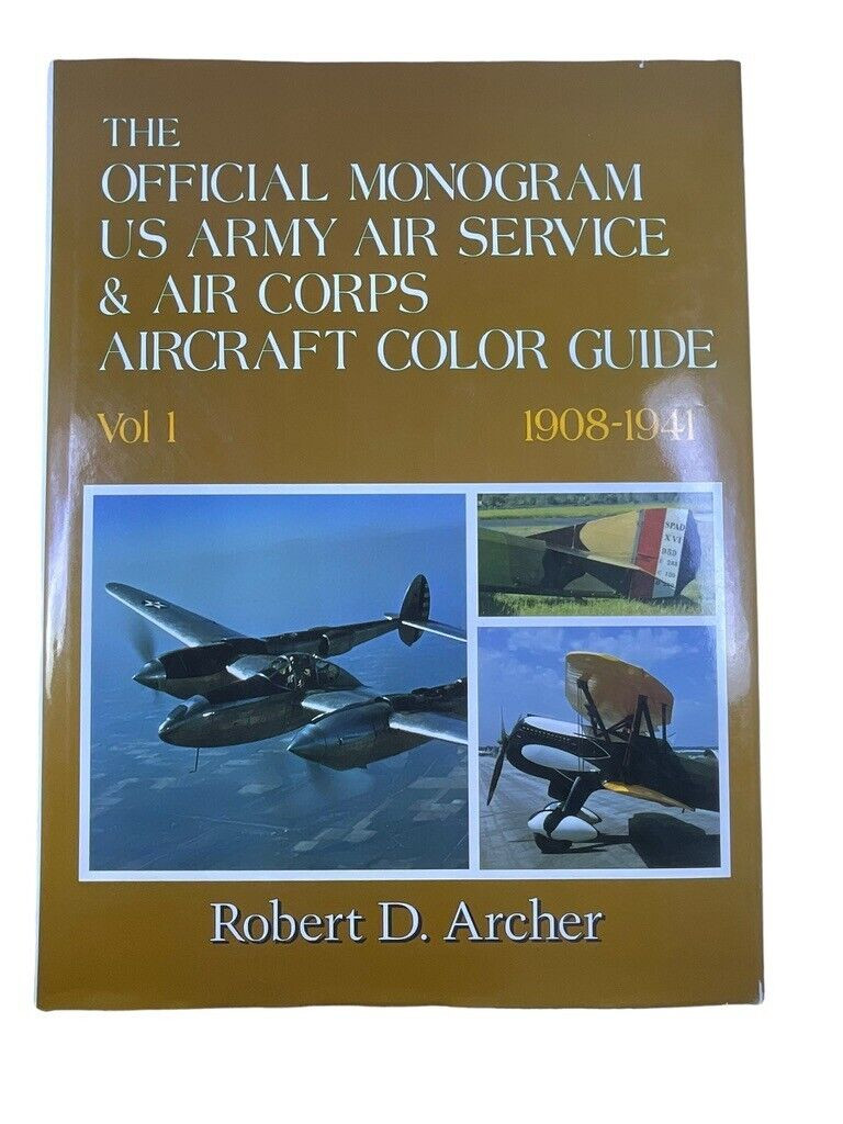 WW2 US USAAF Official Monogram Aircraft Color Guide Volume 1 HC Reference Book WW2 US USAAF Official Monogram Aircraft Color Guide Volume 1 HC Reference Book